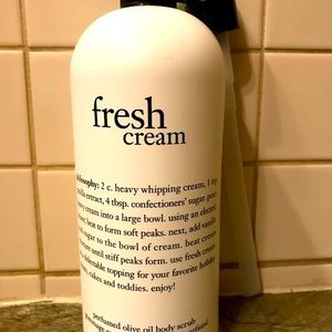 Philosophy Fresh Cream-Olive Oil Scrub w/pump-32oz